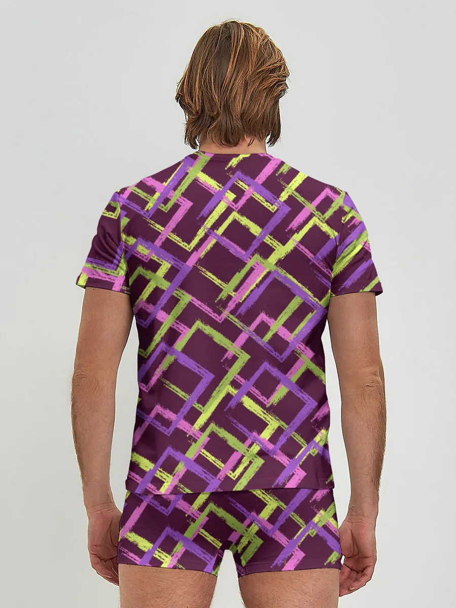 Мужские трусы с футболкой / Абстракция-2