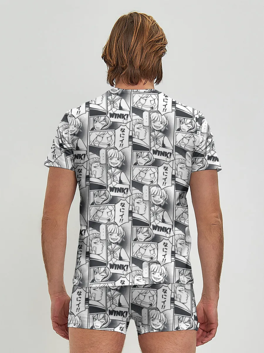 Мужские трусы с футболкой / Манга