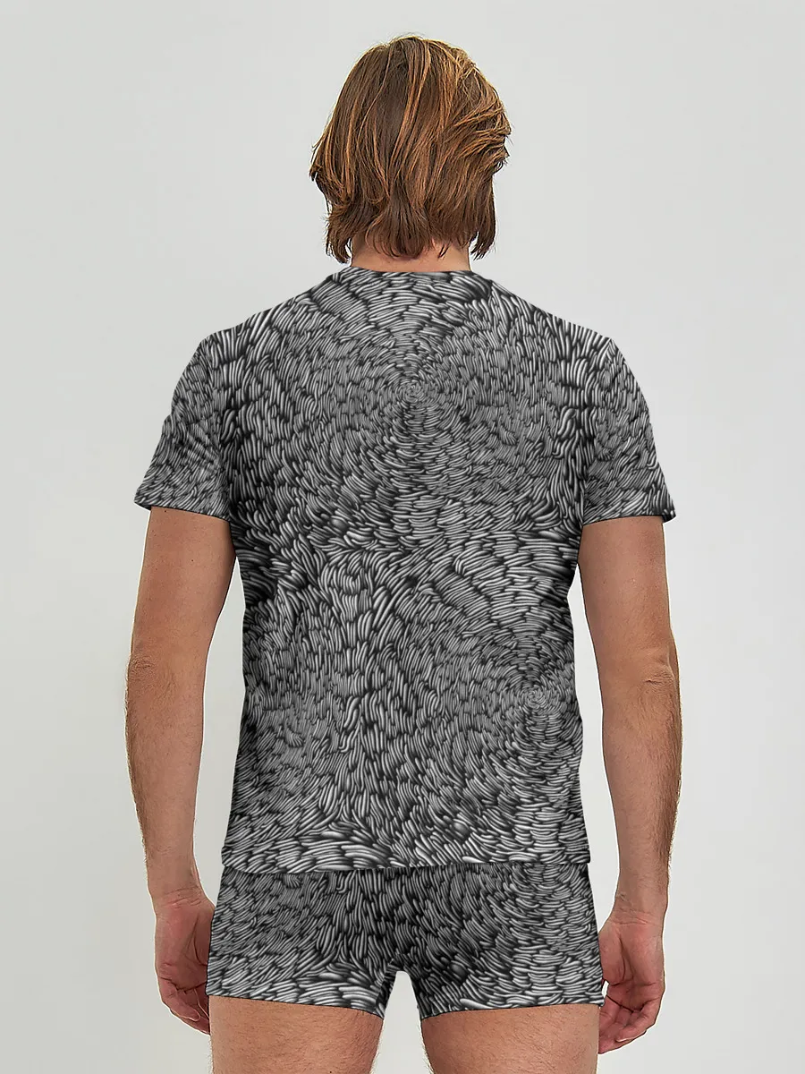 Мужские трусы с футболкой / Черви