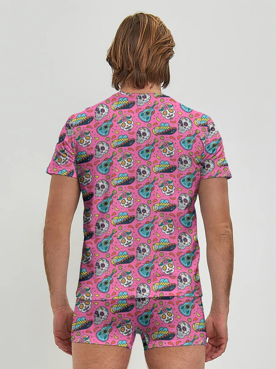 Мужские трусы с футболкой / День мертвых