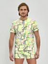Мужские трусы с футболкой / Geometric Color