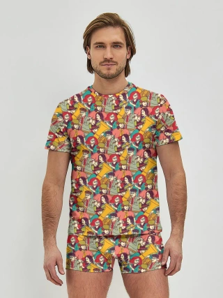 Мужские трусы с футболкой / Оркестр