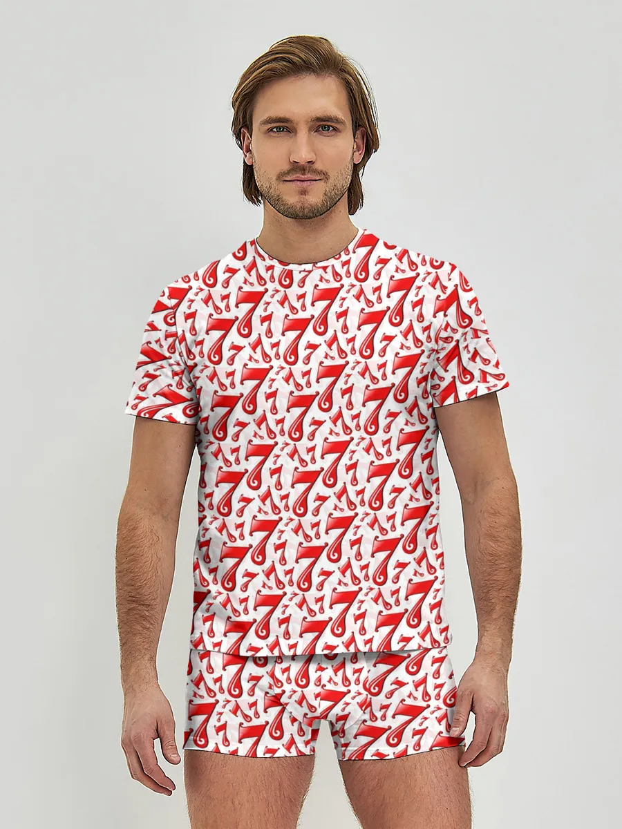 Мужские трусы с футболкой / Счастливчик