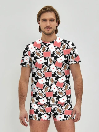 Мужские трусы с футболкой / Карты