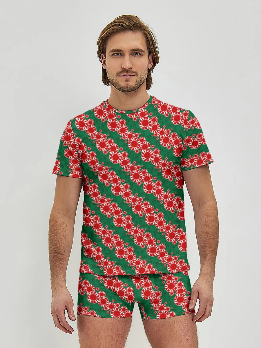 Мужские трусы с футболкой / Покер