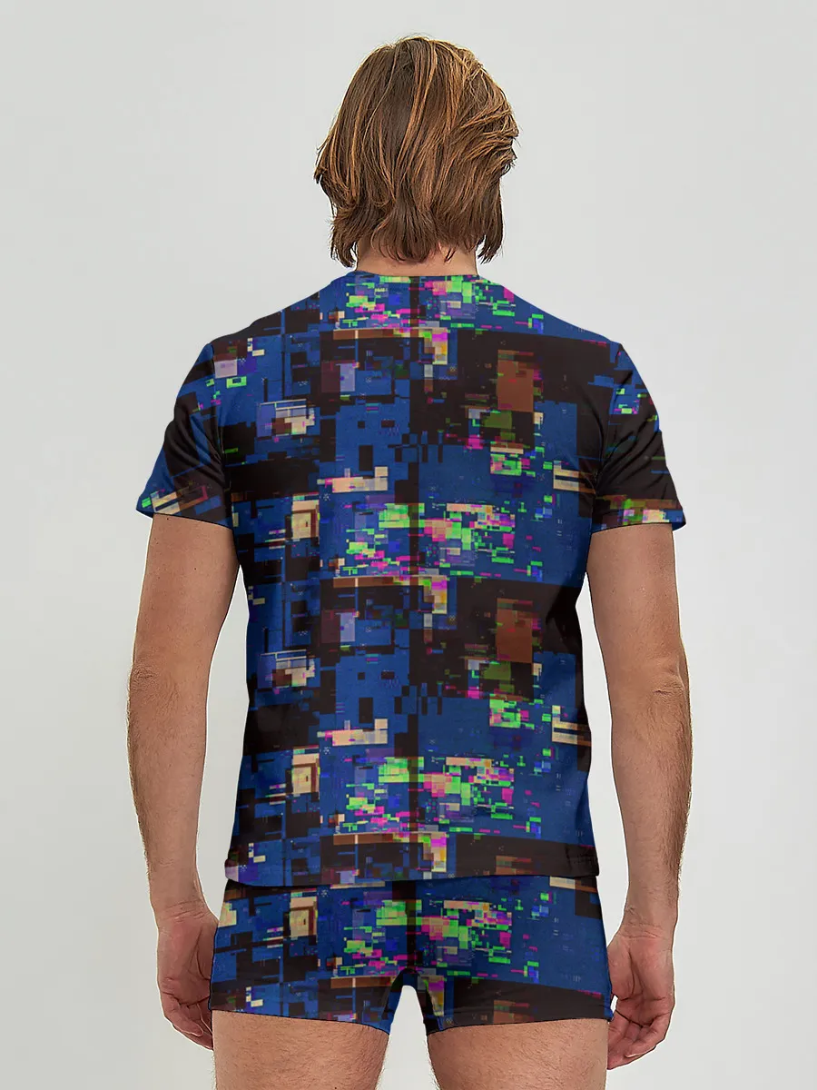 Мужские трусы с футболкой / Глитчи