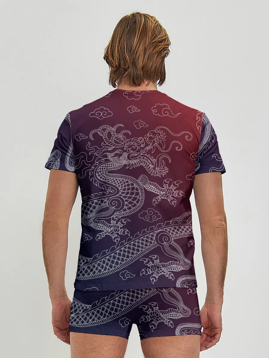 Мужские трусы с футболкой / Традиционный китайский дракон