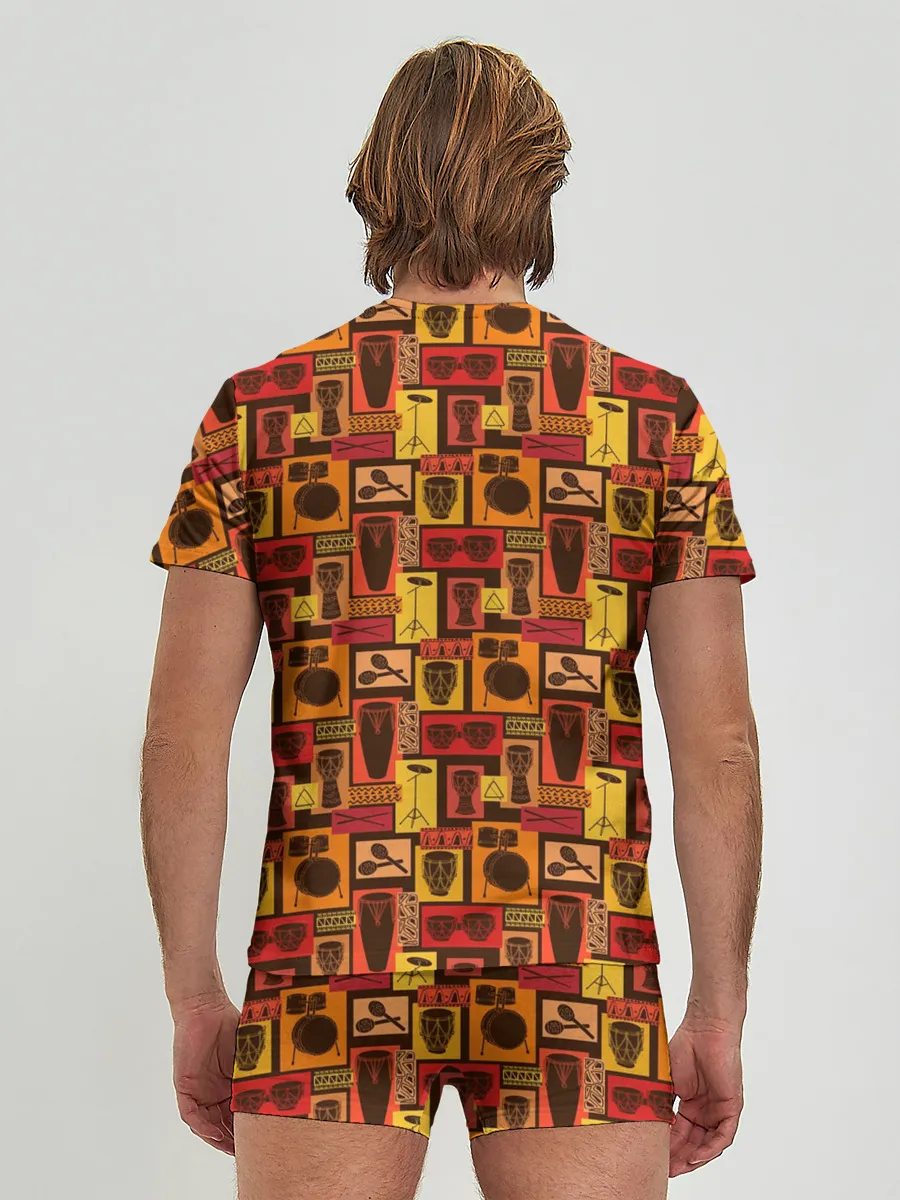 Мужские трусы с футболкой / Барабанщик