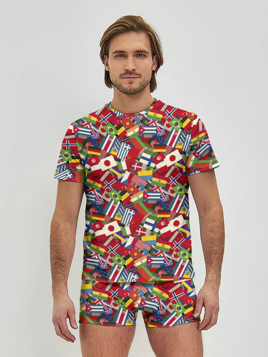 Мужские трусы с футболкой / Страны Мира