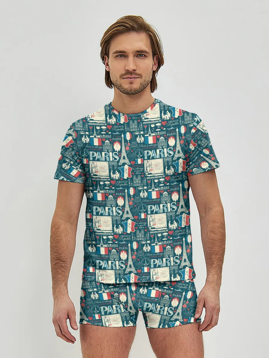 Мужские трусы с футболкой / PARIS
