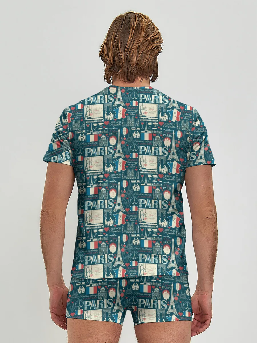 Мужские трусы с футболкой / PARIS