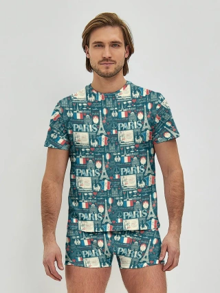 Мужские трусы с футболкой / PARIS