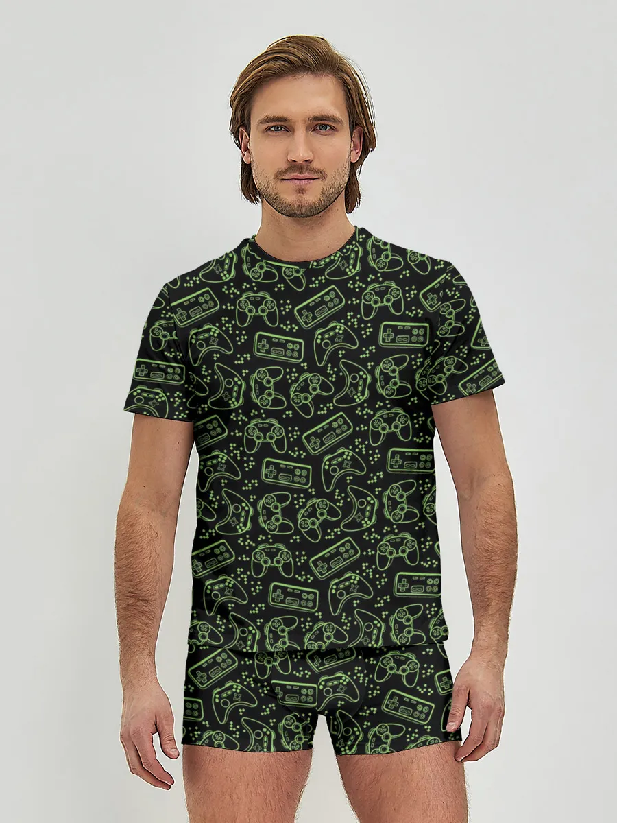 Мужские трусы с футболкой / Джойстики