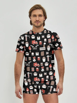 Мужские трусы с футболкой / Металлург