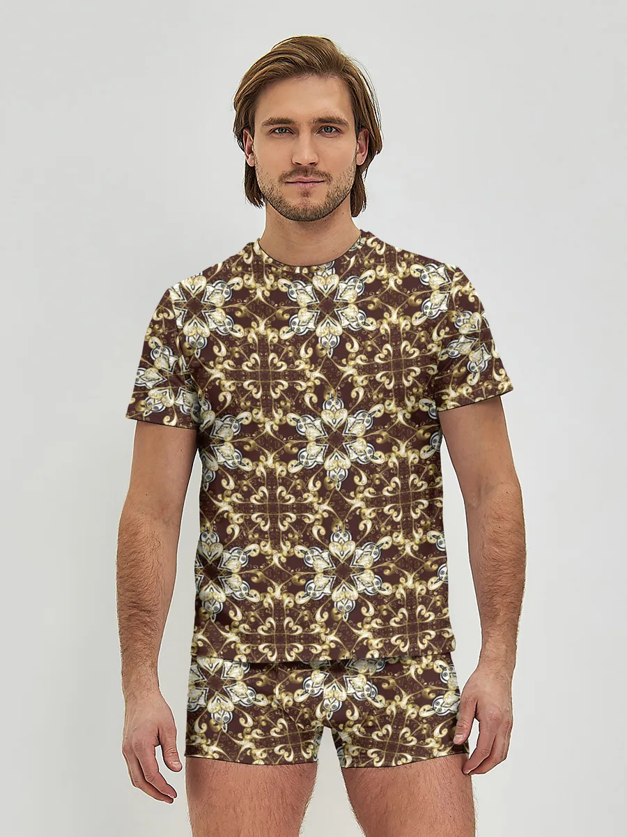 Мужские трусы с футболкой / узоры