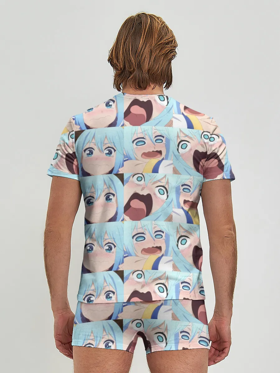 Мужские трусы с футболкой / Аква Коносуба Aqua Konosuba