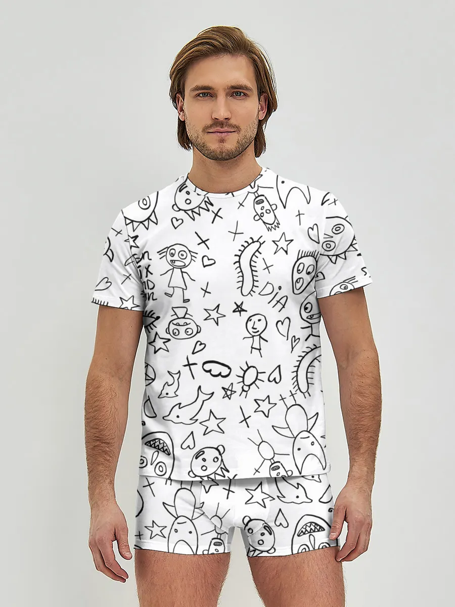 Мужские трусы с футболкой / DIE ANTWOORD