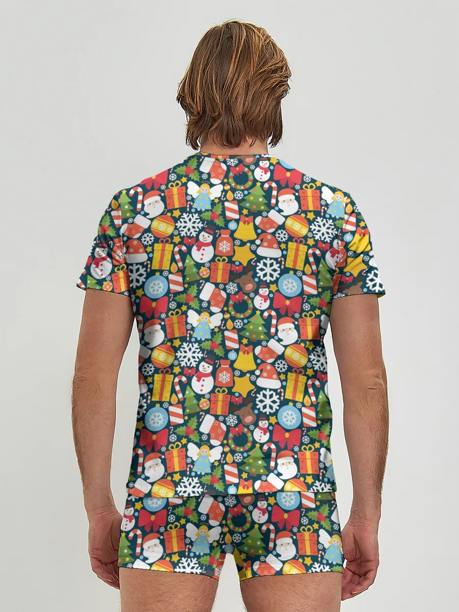 Мужские трусы с футболкой / Новый Год