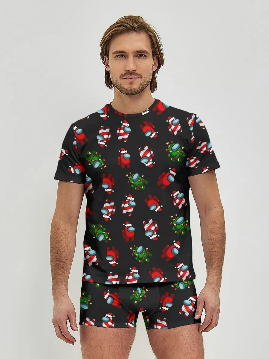 Мужские трусы с футболкой / AMONG US