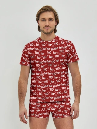 Мужские трусы с футболкой / Х0-Хо-Хо