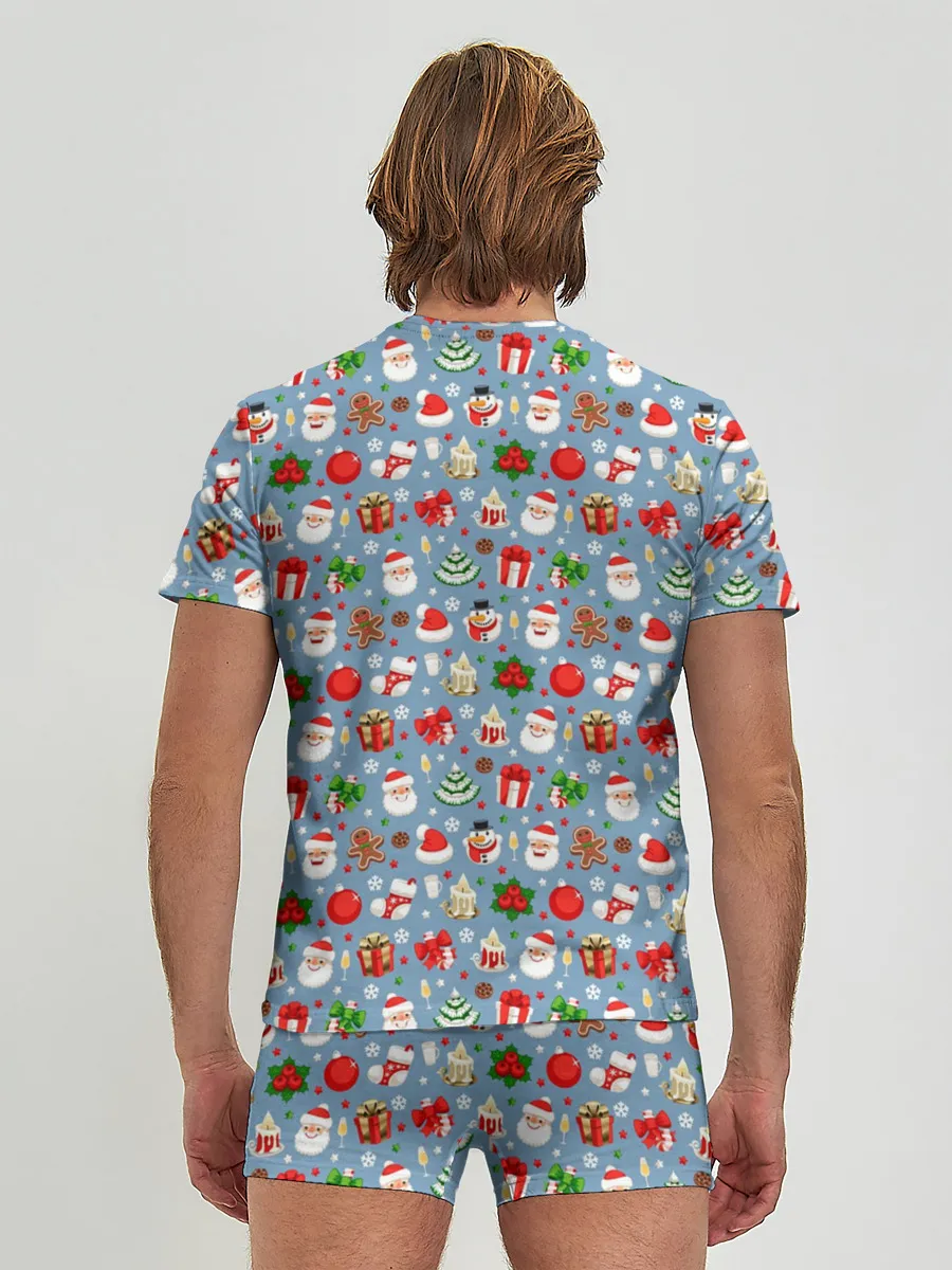 Мужские трусы с футболкой / Новый Год