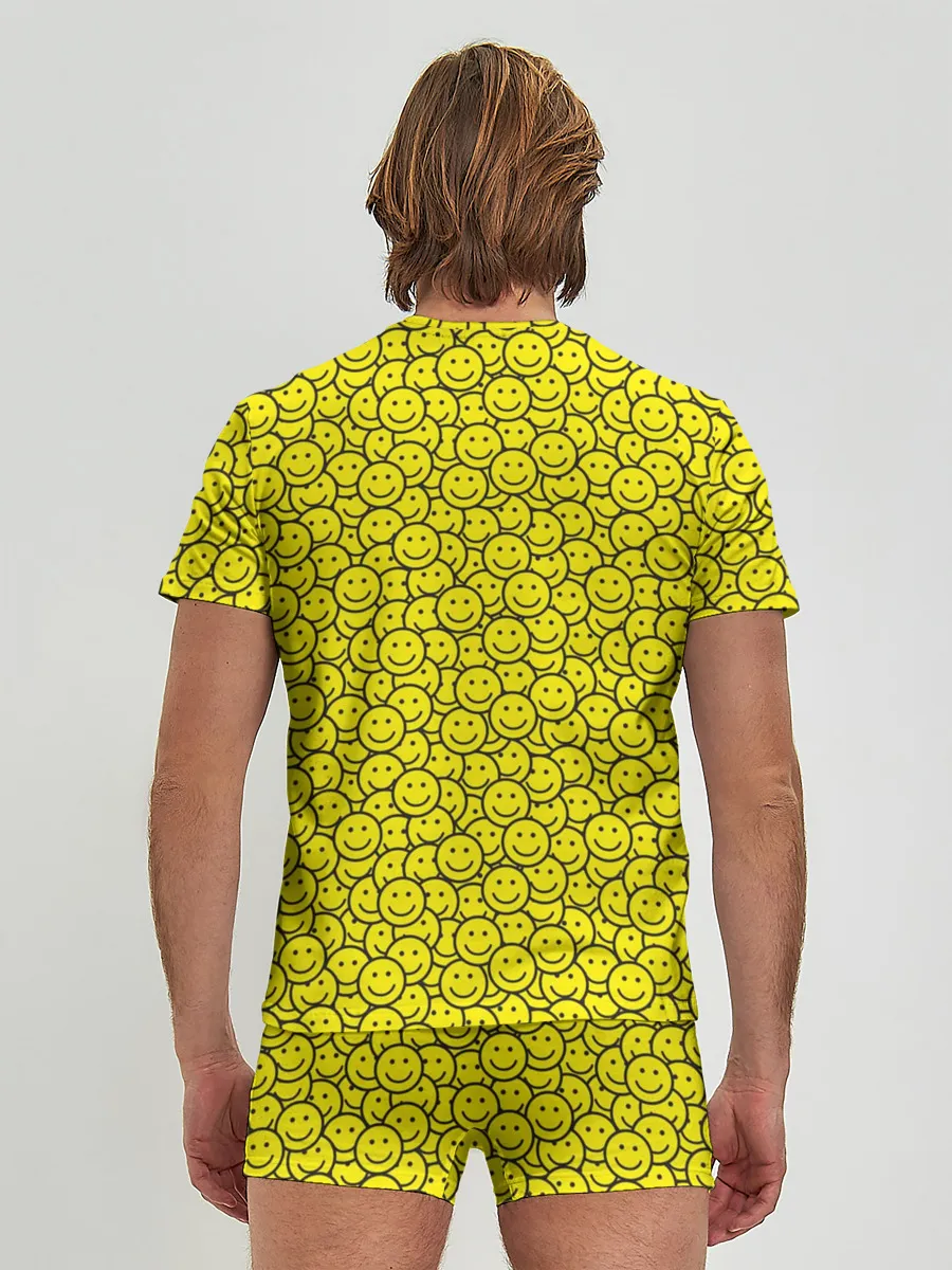 Мужские трусы с футболкой / Смайлики