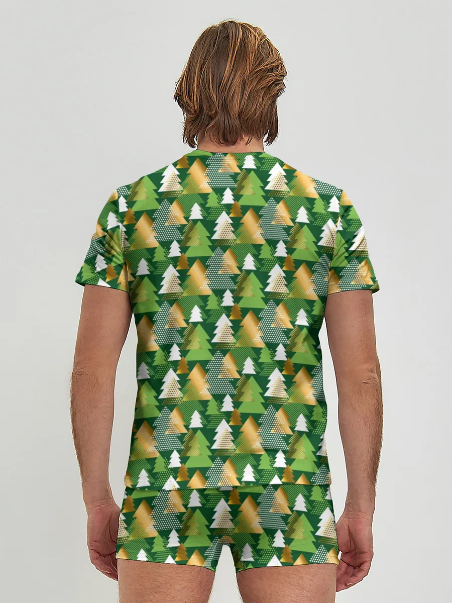 Мужские трусы с футболкой / Ёлки