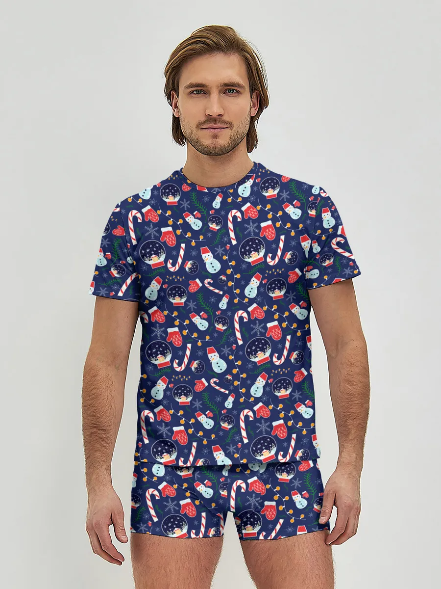 Мужские трусы с футболкой / Новый Год