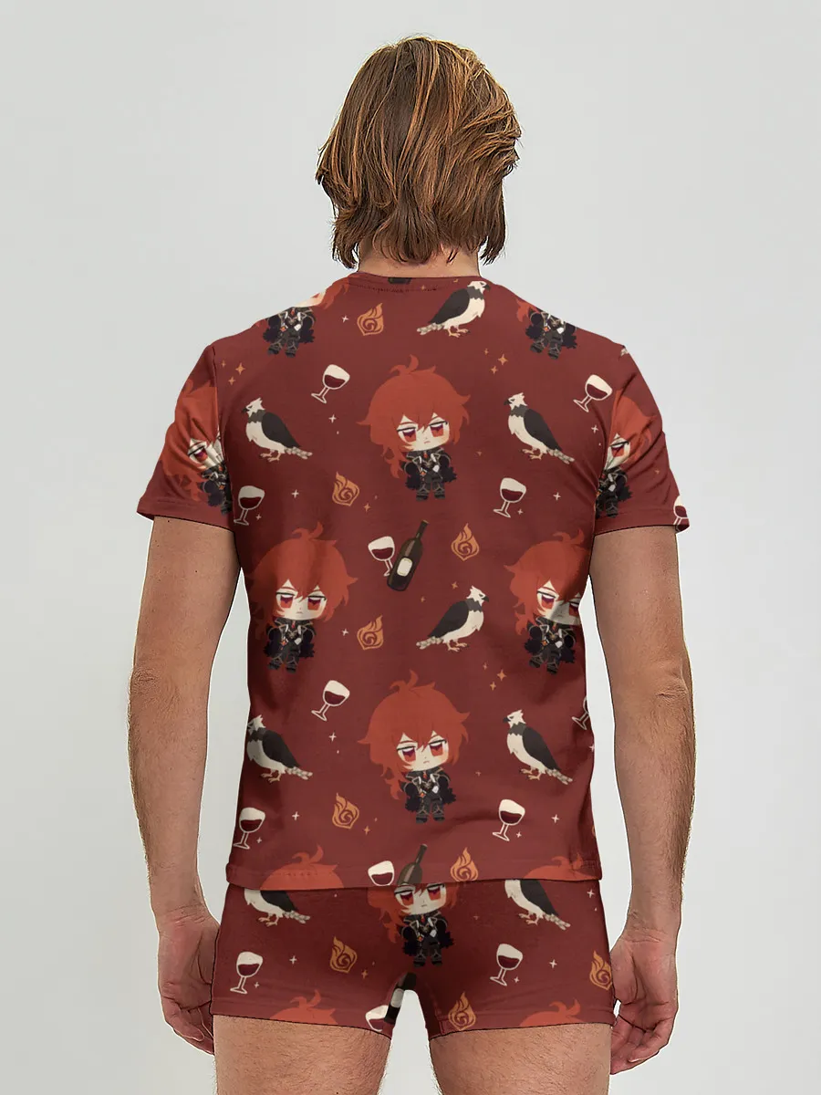 Мужские трусы с футболкой / Genshin Impact