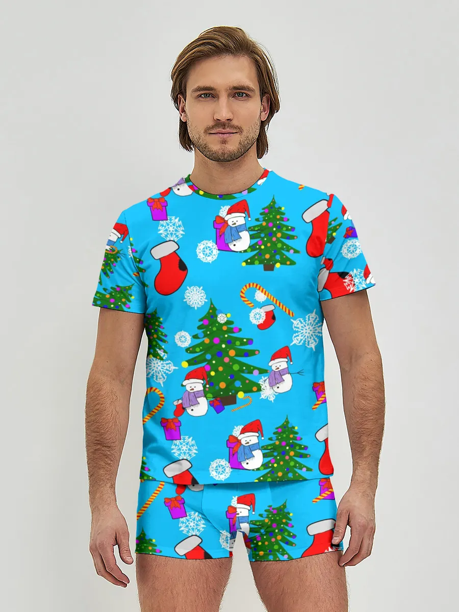 Мужские трусы с футболкой / Новый год