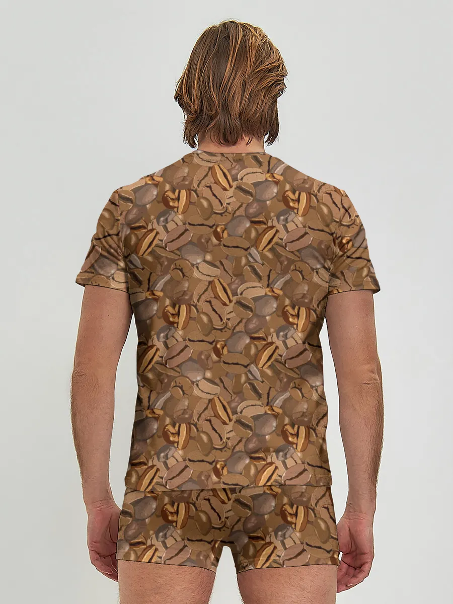 Мужские трусы с футболкой / Кофейные Зёрна