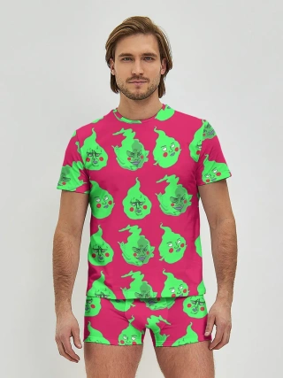 Мужские трусы с футболкой / Моб Психо 100