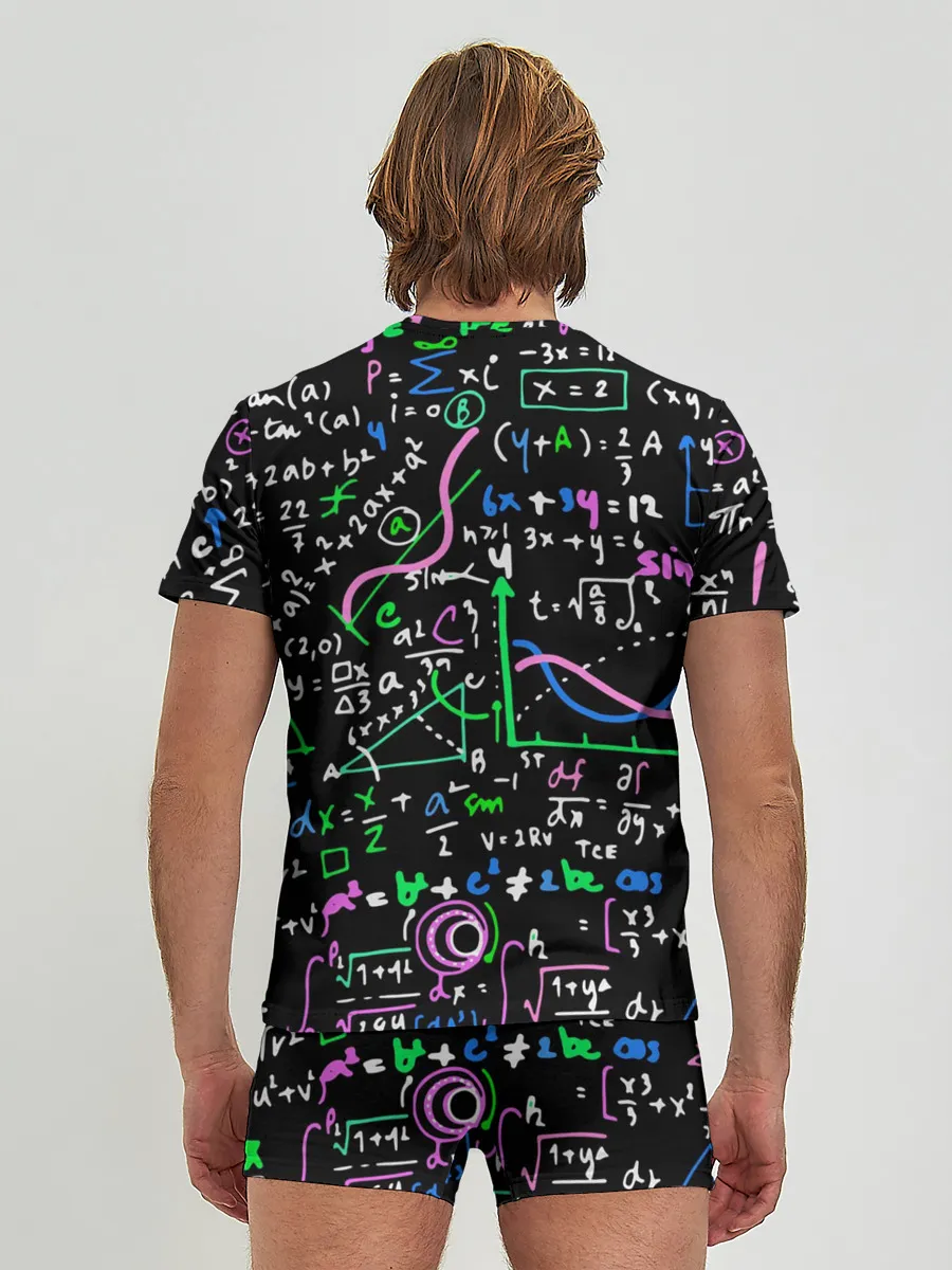 Мужские трусы с футболкой / Математика Графики и Функции
