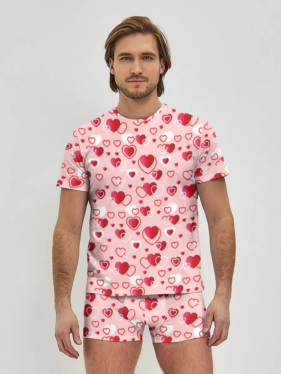 Мужские трусы с футболкой / Любовь