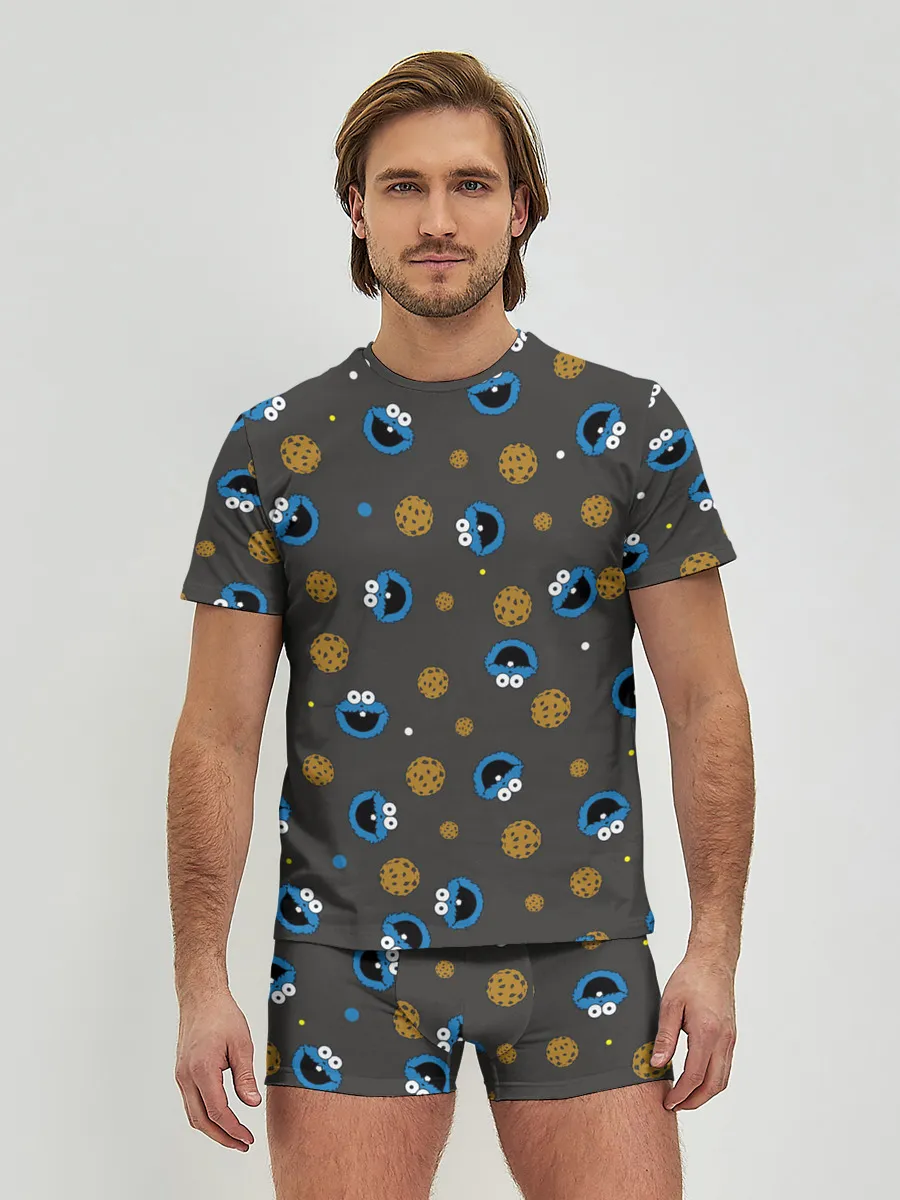 Мужские трусы с футболкой / Cookie Monster