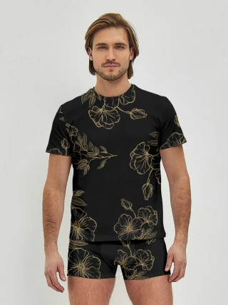 Мужские трусы с футболкой / Весенняя ночь