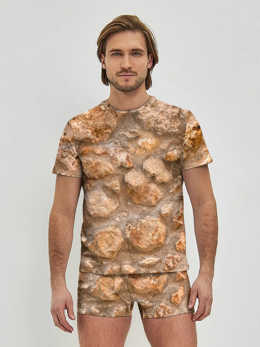 Мужские трусы с футболкой / Камни