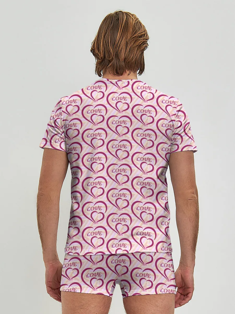 Мужские трусы с футболкой / Love