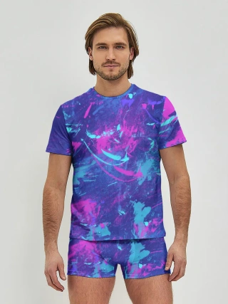 Мужские трусы с футболкой / Краски