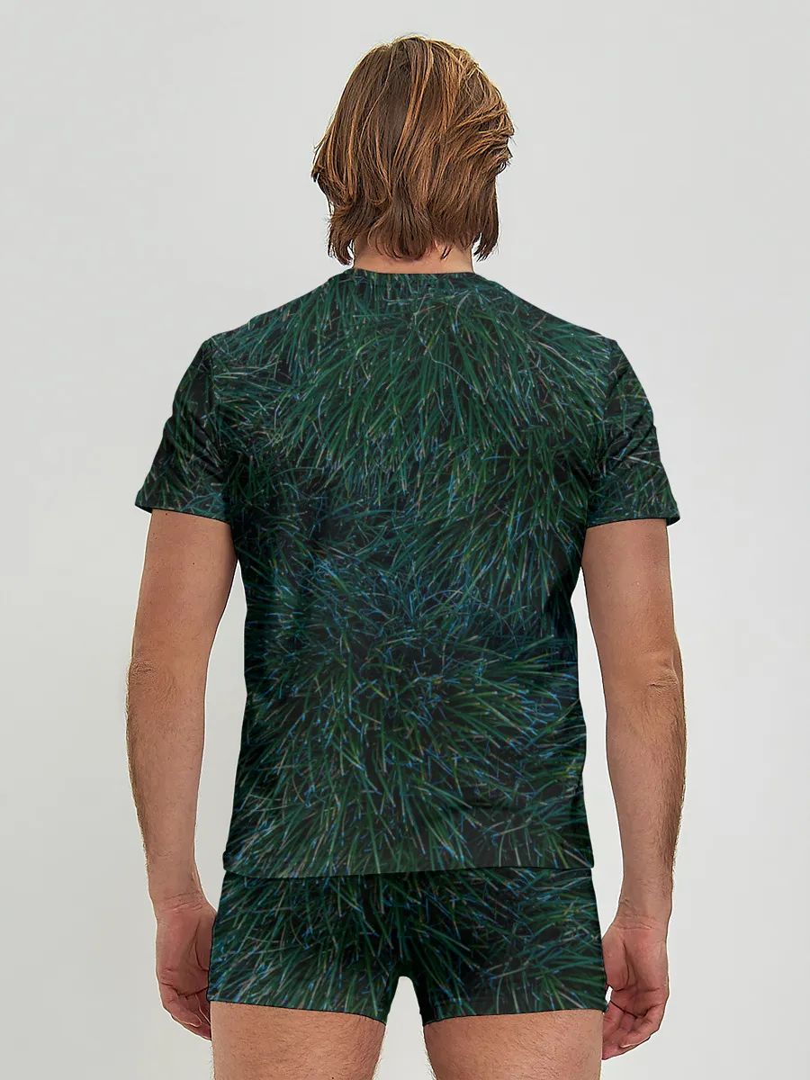 Мужские трусы с футболкой / Хвойная нежность