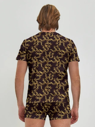 Мужские трусы с футболкой / Мантра ОМ