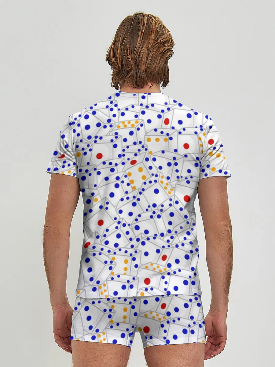 Мужские трусы с футболкой / Игральные кубики