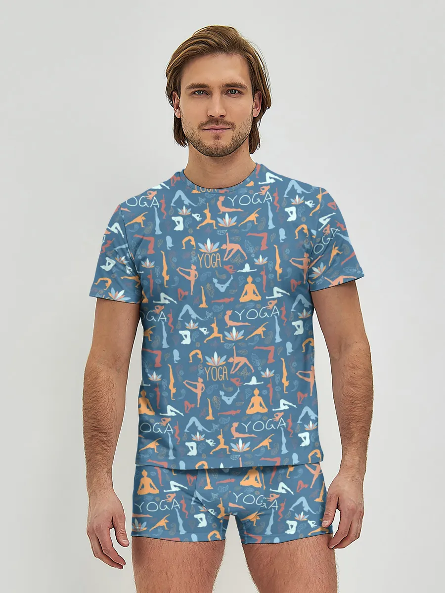 Мужские трусы с футболкой / Йога