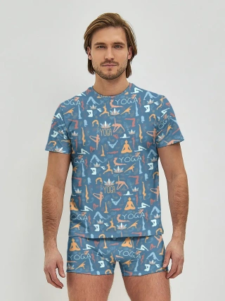 Мужские трусы с футболкой / Йога