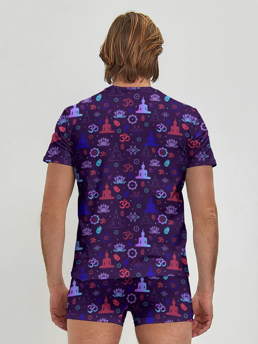 Мужские трусы с футболкой / Медитация