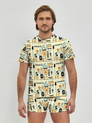 Мужские трусы с футболкой / Спорт