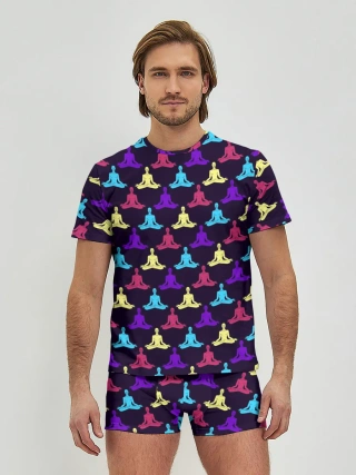 Мужские трусы с футболкой / Йога