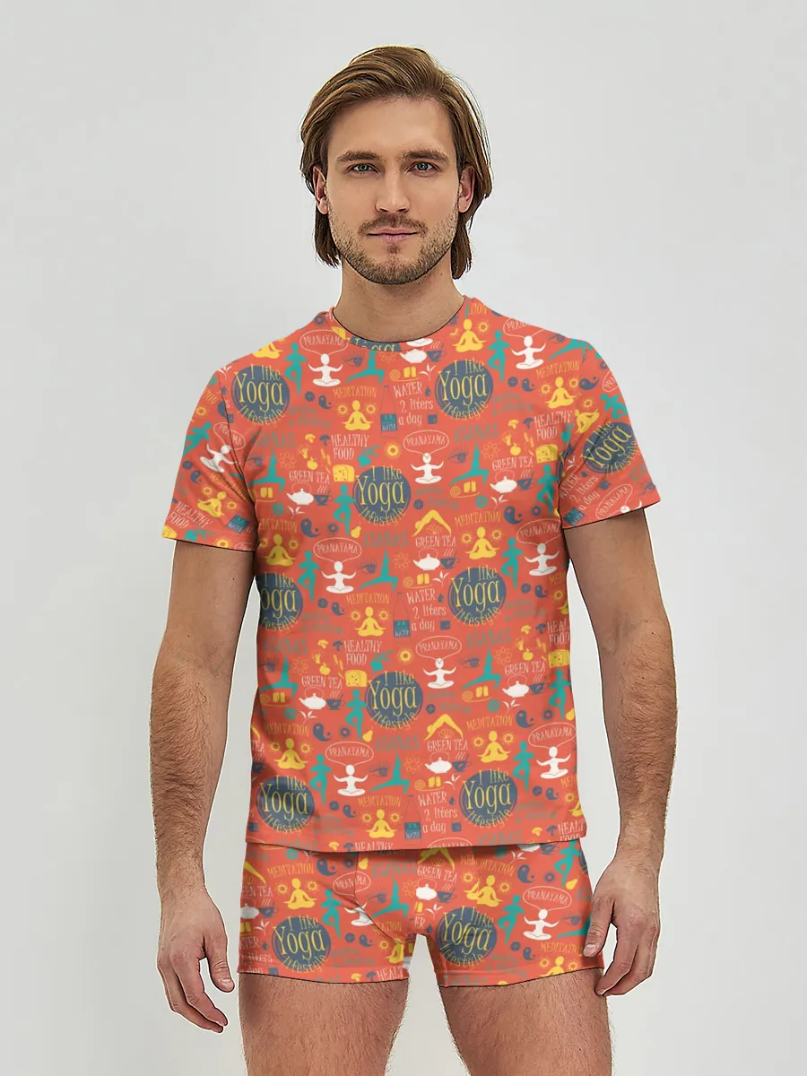 Мужские трусы с футболкой / Yoga