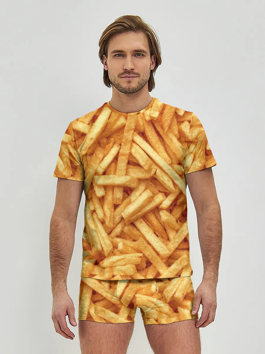 Мужские трусы с футболкой / Картошечка ФРИ