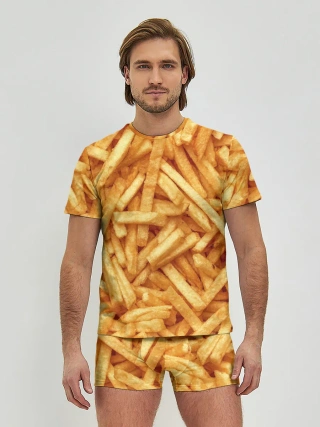 Мужские трусы с футболкой / Картошечка ФРИ